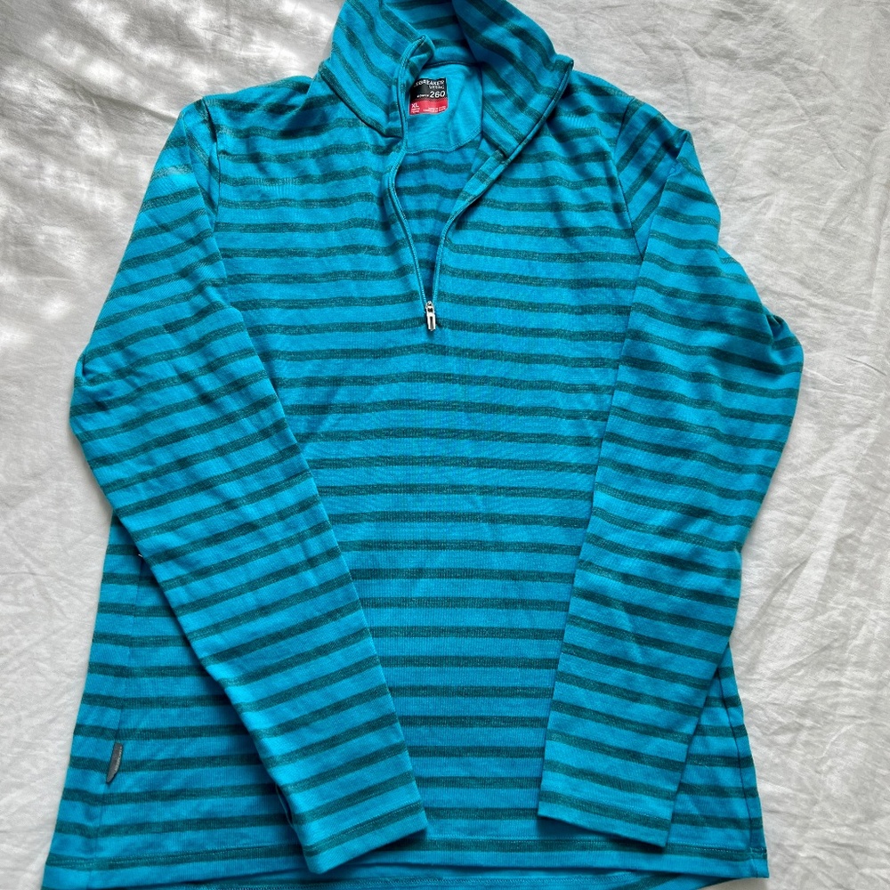 *sold* Icebreaker 260 Merino Wool women’s 1/4 zip LS shirt - Picture 5 of 5